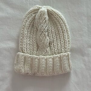 Cozy Cream Knit Beanie